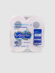  Papel Higiênico Rolão 300m Alveflor 